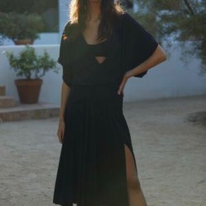 Freepeople beach black dress.